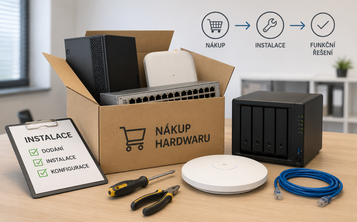 Nákup a instalace hardwaru